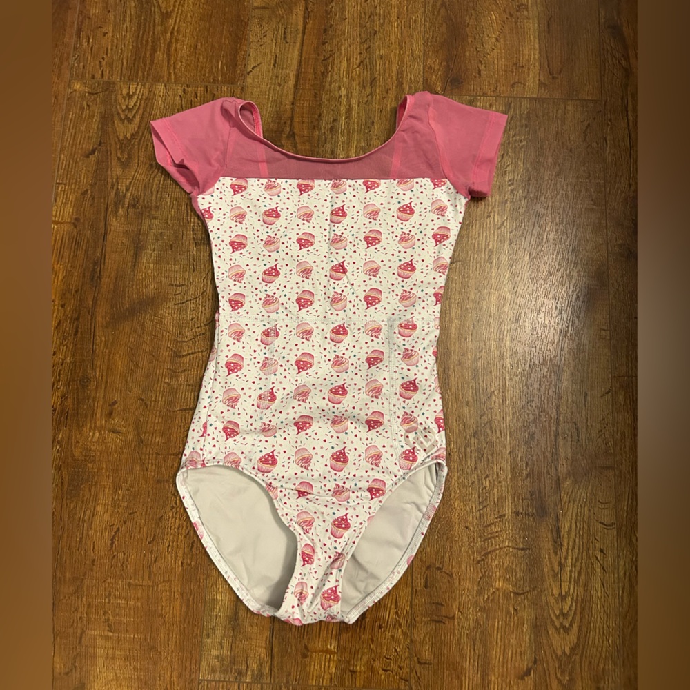 Pink and White cupcake leotard Claudia Dean